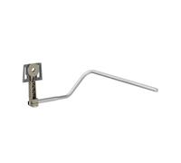 Lani porte-serviettes latéral droite acier inoxydable brossé 265x230x105 mm - LAUFEN H3821249280001