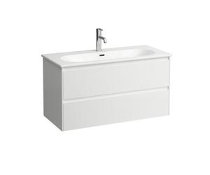 Lani pr lua pack 1000 lavabo slim meuble 2t blc brillant 1000x455x525 - LAUFEN H8600882611041