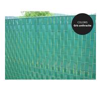 Lanière Pvc Pour Palissade Largeur 50 Mm X 60 M +100 Clips - Vert Foncé - Jardiline Multicolore
