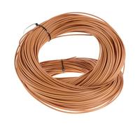 Lanières de Rotin Synthétique Rond 2,5mm pour Réparation et Tressage | Plastique Marron, Surface Lisse, Lot de Set, 5kg, pour Paniers, Anses et Loisirs Créatifs