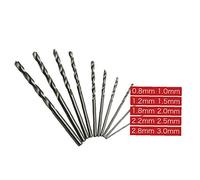Lankater Mini Haute Vitesse 10pcs / Set en Acier Blanc Foret HSS éléments pour l'outil Rotatif Dremel