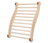 Lanko 1 dossier de sauna en bois, dossier ergonomique en forme de S, comme indiqué, convient pour la récupération, la santé et la relaxation