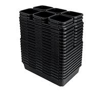 Lanko Boîte à outils et plateau de rangement, cubes organisateurs, tiroir, boîte à outils, lot de 32 compartiments noirs