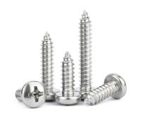 LanMaiXun 200pcs M3×8mm Vis auto - taraudeuse à tête en acier inoxydable 304, vis à bois
