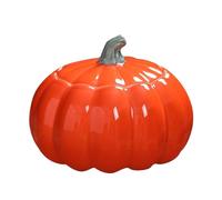 Lanmijia Pot De Citrouilles En Céramique Avec Couvercle, 150/500ml Bocal en Forme de citrouilles, Récipient de rangement hermétique en céramique pour bonbons, biscuits et décoration de table
