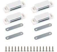 LANMOK 4PCS Aimant Porte Placard Puissant Loqueteaux Magnétiques Pour Fermeture De Porte Meuble Placard pour ArmoireTiroir Casier