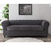 Lanovenanube - Housse de canapé Chester Milan - Bi-élastique - Pour canapé 3 places - Couleur Beige C02