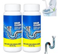 Lanoxie Déboucheur Pro,Deboucheur Evier,Déboucheur Canalisation Surpuissant | Lanoxie Nettoyant Puissant Pour Canalisation,Sink and Drain Cleaner,Poudre Nettoyante,Pour Cuisine Et Salle De Bain
