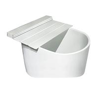 LANRUEU Couverture de Baignoire Anti Poussière Étanche Ponts, Pliable Panneau Isolant Plateau Planches Bain en PVC, Personnalisable(140x70x0.7cm)