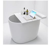 LANRUEU Pliable Couverture de Baignoire Ponts, Étanche Planches Bain en PVC Plateau Panneau Isolant, Épaisseur 0,7cm, Personnalisable(140x70x0.7cm)