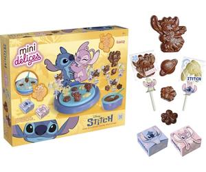 Lansay | Mini DÉLICES - Stitch & Angel - Atelier de Confection de Chocolat | Kit Chocolaterie Enfants avec Moules et Autres Accessoires | Chocolats en Forme de Stitch | Création Gourmande dès 6 Ans