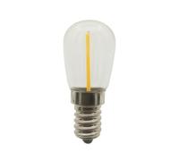 Lanshui, Pack de 40, Ampoule LED AC12V T26 0,5W IP65 Coque en Verre Etanche | Lampes de réfrigérateur E14/E12/E17(2200K Yellow,12V E14)