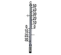 Lantelme 3206 Thermomètre Extérieur Jardin Analogique en Plastique 35 cm Affichage de -40 à +50 °C