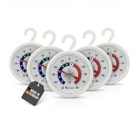 Lantelme Thermomètre monde 5 pièces thermomètre de réfrigérateur également pour crochet de congélateur et thermomètre de réfrigérateur autocollant 4951