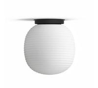 New Works Suspension Lantern moyen Frosted white opal glass