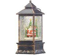 Infactory Lanterne à LED de Noël avec neige tourbillonnante