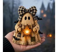 Lanterne à main Halloween en résine hantée | Lanterne d'Halloween effrayante en résine - Décoration de bureau - Résine monobloc - Style effrayant audacieux - Prêt à
