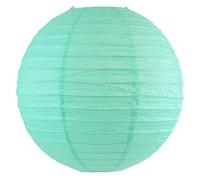 Lanterne asiatique, Lanterne chinoise en papier, mélange de tailles, ronde colorée suspendue for fête mariage, décoration la maison classe(Mint,4 inch)