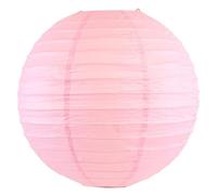 Lanterne asiatique, Lanterne chinoise en papier, mélange de tailles, ronde colorée suspendue for fête mariage, décoration la maison classe(Light pink,6 inch)
