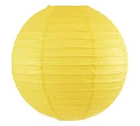Lanterne asiatique, Lanterne chinoise en papier, mélange de tailles, ronde colorée suspendue for fête mariage, décoration la maison classe(Yellow,10 Inch)