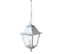Lanterne avec chaîne 'Old' Structure en moulage d'aluminium. Cache Douille d'aluminium en couleur. Traitement anticorrosivo, peinture poudre époxy. adaptée pour lampes à incandescence et à économie d'énergie. Culot e27, iP43.