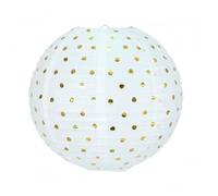 Lanterne - Blanc - Papier - Décoration de fête - Mariage - 35cm