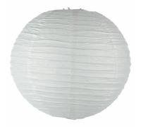 Atmosphera - Lanterne boule - papier et métal - blanc - D35 cm