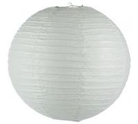 Atmosphera Lanterne boule en papier Blanche 45 cm de diamètre À suspendre