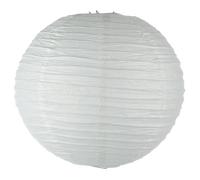 Atmosphera – Lanterne boule « Fééric » – Papier et métal – Blanc – 35 cm