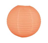 LANTERNE BOULE PAPIER PÊCHE 40 CM BLANC