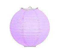 Lanterne chinoise ronde multicolore en papier pour fête de mariage, décoration d'intérieur, boule de lampe en papier (violet, 40 cm)