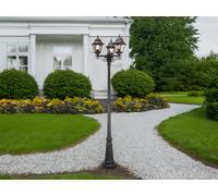 Lanterne de jardin 227 cm Norfolk 3xE27 noire Elstead NR8-BLK