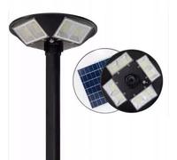 Lanterne de jardin 360° Réverbère solaire détecteur de mouvement crépusculaire 2000W