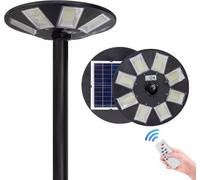 Lanterne de jardin 360° Réverbère solaire détecteur de mouvement crépusculaire 2500W