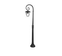 Lanterne de jardin éclairage chemin extérieur IP44 ALU lampadaire sur pied de terrasse noir V-TAC 7060