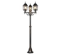 Lanterne de jardin classique E27 60W VOLTURNO Trio