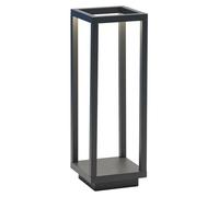Lanterne De Table À Led Gris Foncé 2,2W À Piles, Ip54, Safran, 3 000 K, Autonomie Maximale : 12 Heures, Aluminium