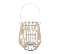 Lanterne Déco en Rotin Malino 21cm Beige