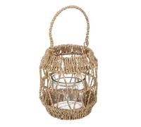Lanterne Déco en Rotin "Muli" 18cm Beige