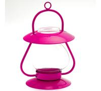 Lanterne décorative Essentiel - Verre soufflé - Rose