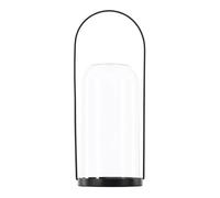 Lanterne Design en Verre Flora 35cm Noir