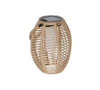 Lanterne d'Extérieur Solaire Jute Gina 20cm Beige