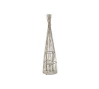 ECD Germany Lanterne en Bambou 91 cm, Photophore Naturel avec Guirlande Lumineuse LED, Natur