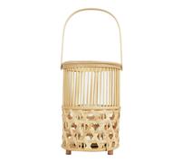 Lanterne en Bambou "Anse Tressée" 55cm Naturel