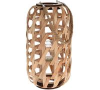 Lanterne en bois pour bougie 39 cm