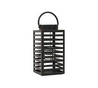 - Lanterne en métal noir Black Forest 12 x 12 x 24.5 cm