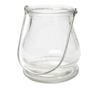 Lanterne En Verre Avec Anse H.10 Phi9 Cm
