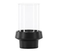 Lanterne en Verre "Davida" 20cm Noir