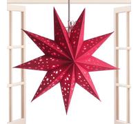 Lanterne Étoile En Abat-jour Creux Ornement Décoratif Neuf Pointes | Lanterne en Forme d'Étoile Pour La Chambre Des Le Camping Le Noël L'Extérieur Le Plafond La Pièce Intérieure La