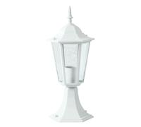 Lanterne extérieure robuste en aluminium style maison de campagne décoration de jardin lampe en verre blanc mat E27 V-Tac 7075